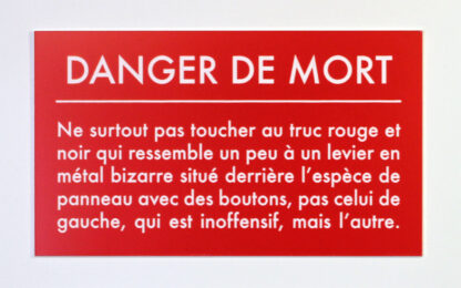 Danger de mort